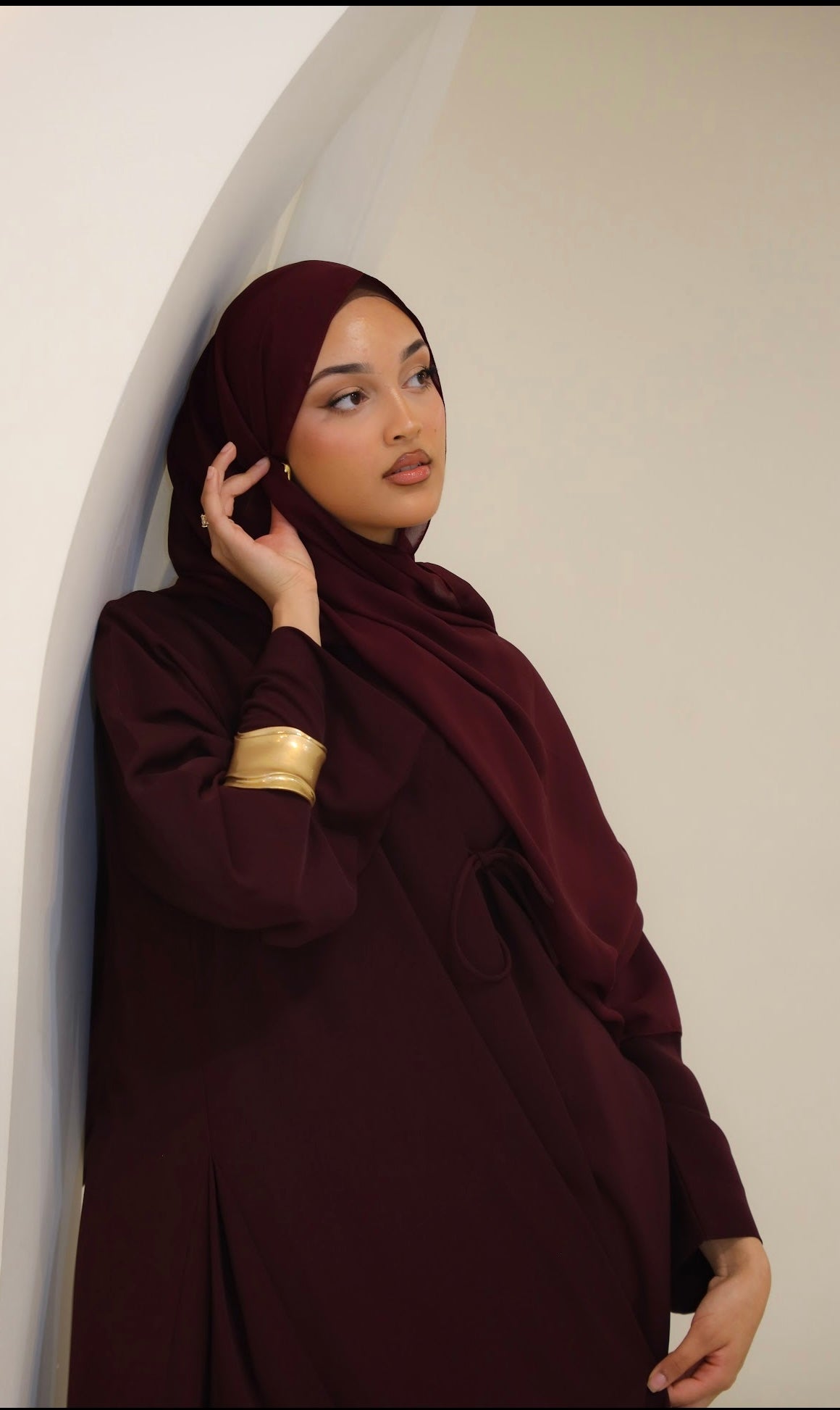 Amara Abaya - Plum